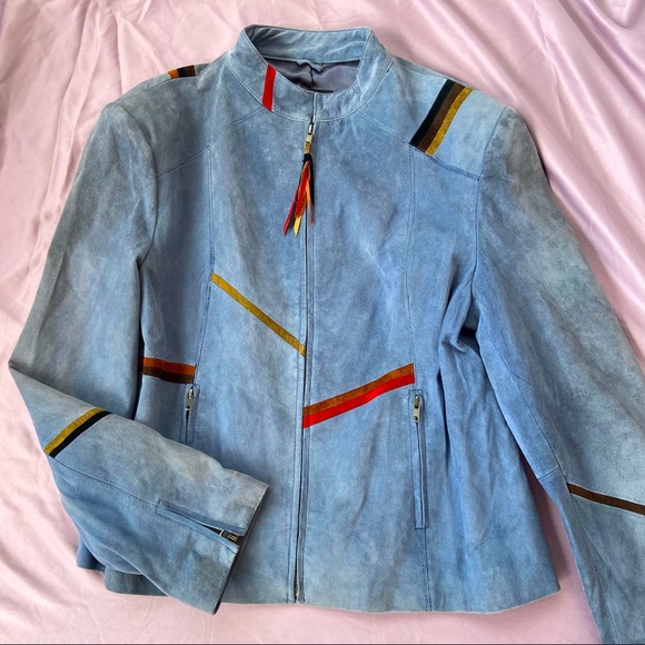 Vintage leather jacket sz Large - Picture 1 of 12